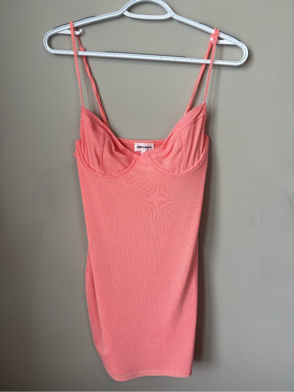 Revolve Superdown Amaris Underwire Mini Dress in Pink Size Small - Picture 5 of 12
